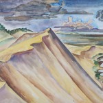 Kurische Nehrung, 1934, Öl auf Resopal, 59 x 43 cm