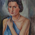 Meine Charlotte, 1939, Aquarell, 49 x 66 cm